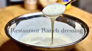 How to make - Restaurant Ranch Dressing