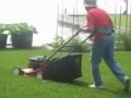 joe gaeta mows his lawn