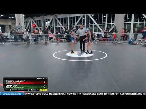 Girls - Middle School 79-85 Ashley Naranjo Takedown Express Vs Emma Cox Warden Elite Wrestling