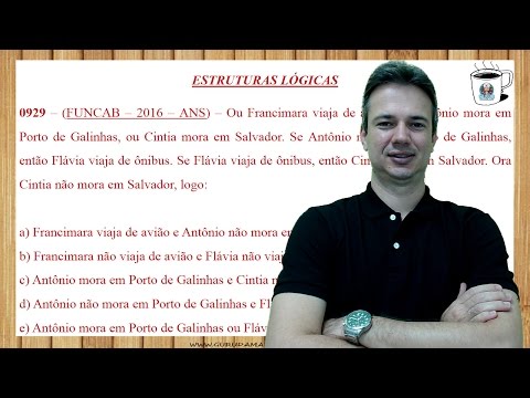 0929 - FUNCAB - ESTRUTURAS LÓGICAS