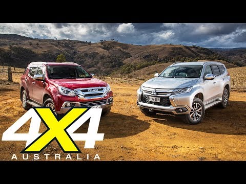 2018 Isuzu MU-X vs Mitsubishi Pajero Sport 4x4 comparison review | 4X4 Australia