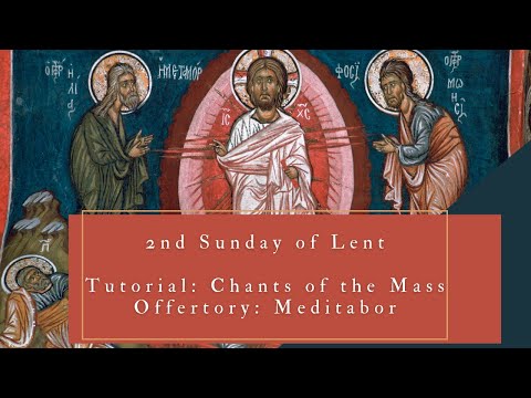 2nd Sunday of Lent - Offertory: Meditabor (Tutorial)