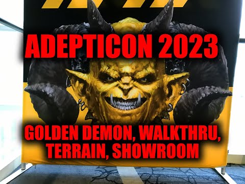 Adepticon 2023 Warhammer Golden Demon Star Wars Legion Terrain Convention Showroom Photo Walkthru