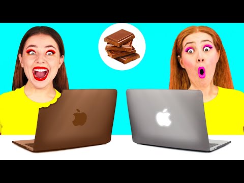 Schokolade vs Echtes Essen Challenge | Lustige Situationen von Fun Fun Challenge