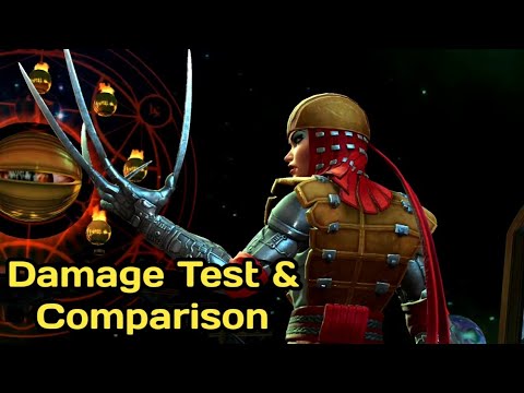 Lady Deathstrike Damage Test and Comparison in mcoc | Marvel Contest of Champions