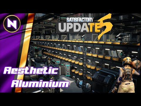 How to Build 2000+ ALUMINIUM / Min Mega Factory | Satisfactory Update 5 | #14 | Showcase/Tutorial