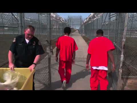 PRISON TRANSFER - Shackled Teen Arrives for New Life in Adult Prison