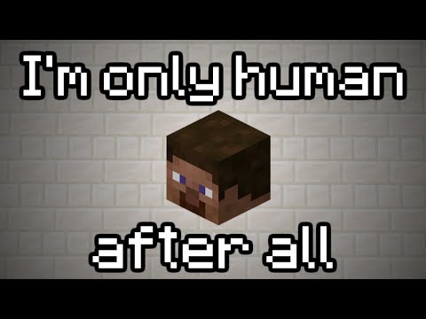 Human but every line is a Minecraft item