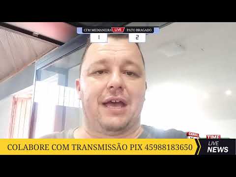 PARANAENSE SUB 14 CFM AO VIVO CFM MEDIANEIRA X PATO BRAGADO
