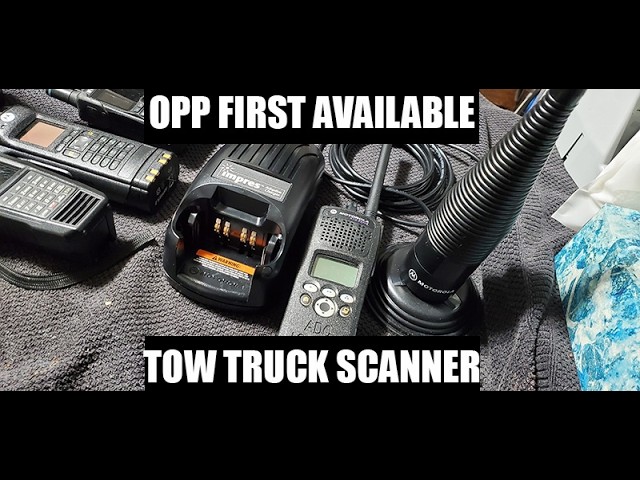 Tow Truck OPP Tow Dispatch First Available ETC MOTOROLA SCANNER in General Electronics in Mississauga / Peel Region