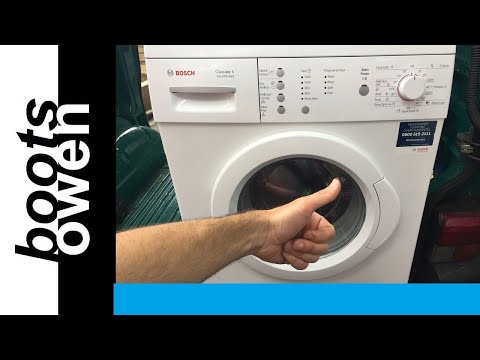 Bosch Classixx 6 Varioperfect Motor Fault Part 1: change brushes and clear error code