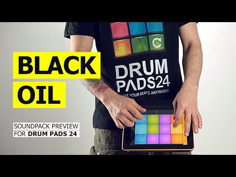 BLACK OIL - DRUM PADS 24