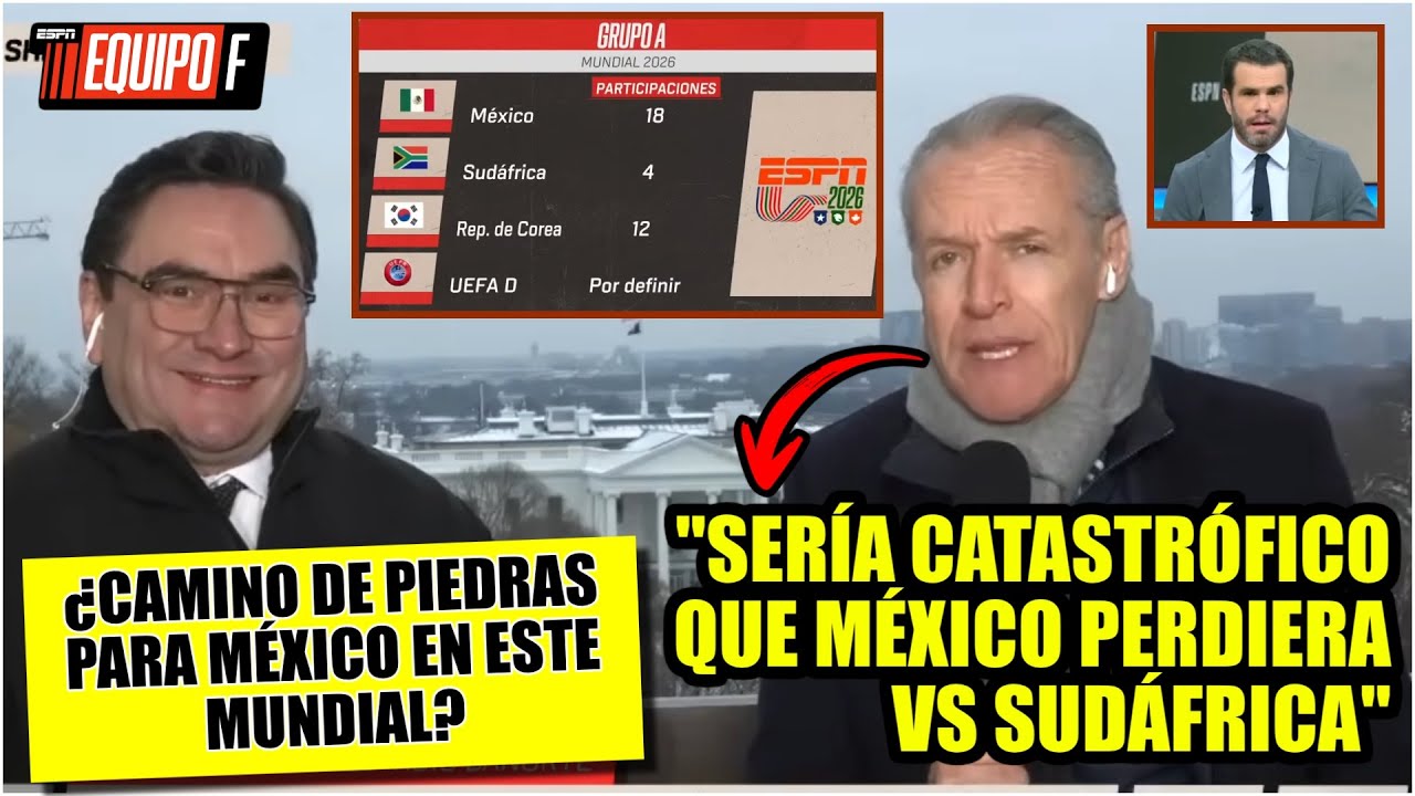 CRUCIAL que MÉXICO que termine PRIMERO o SEGUNDO para tener CAMINO FAVORABLE en MUNDIAL | Equipo F