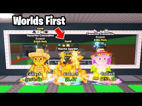 I Got WORLDS FIRST LIMITED Nacho Spyder In Roblox Steal a Brainrot..