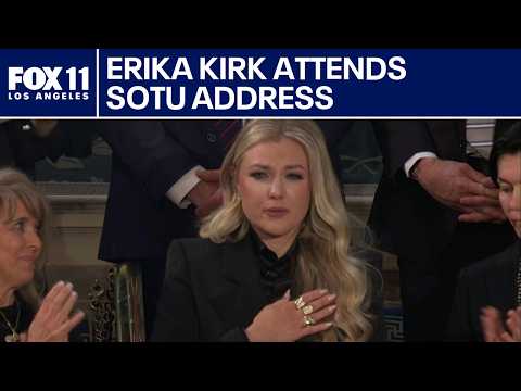 Erika Kirk honored during State of the Union