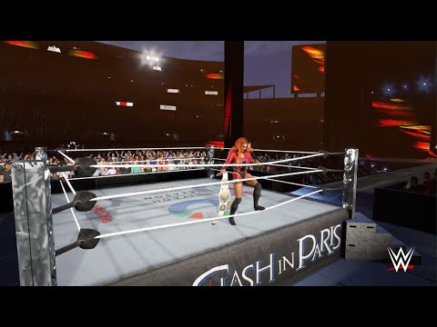 WWE 2K25. Nikki Bella VS Becky Lynch. Clash in Paris