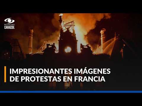 Francia en llamas: protestas y violencia en París y más ciudades dejan saqueos, incendios y más