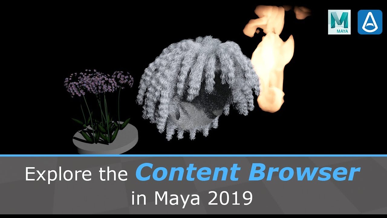 Explore the Content Browser in Maya 2019