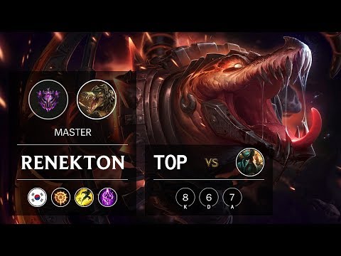 Renekton Top vs Gangplank - KR Master Patch 9.15