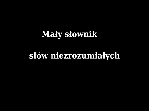 Mały słownik słów niezrozumiałych (2022)
