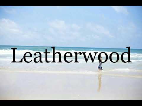 How To Pronounce Leatherwood🌈🌈🌈🌈🌈🌈Pronunciation Of Leatherwood