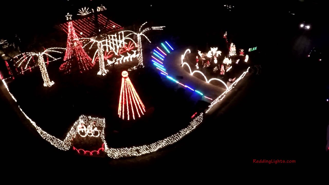 DRONE - 2015 Christmas With a Capital C - Redding Christmas Lights