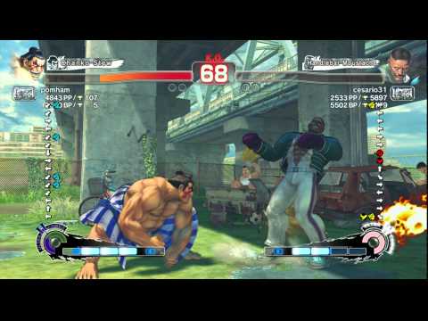 USFIV~ E.Honda (pomham) vs.  Dudley (cersario31) HD