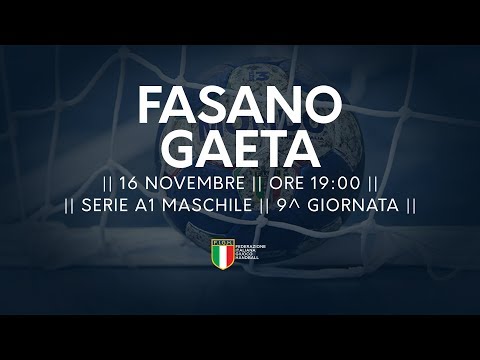 Serie A1M [9^]: Fasano - Gaeta 25-24