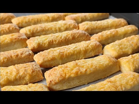Crunchy Cheese Straws Recipe | Extra Cheesy Snack!😋🧀