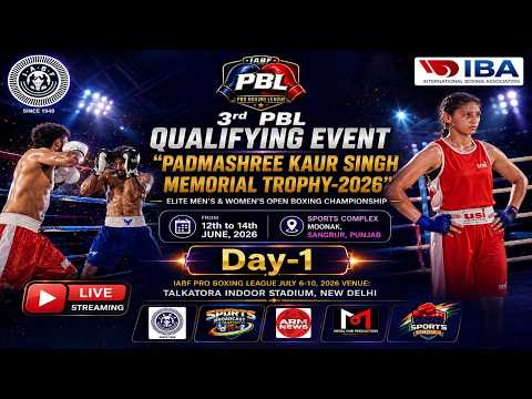 MEN’S & WOMEN’S OPEN BOXING CHAMPIONSHIP FROM 12th to 14th, JUNE, 2026 A" MOONAK, SANGRUR, PUNJAB