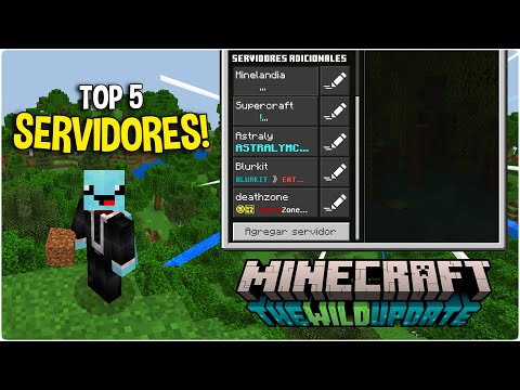 TOP 5 Servers for Minecraft Bedrock 1.19.10 |  updated!  |  How to play with friends 👾