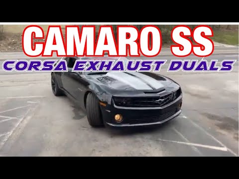 2010 Chevy Camaro SS 6.2L TRUE DUAL EXHAUST w/ CORSA MUFFLERS!