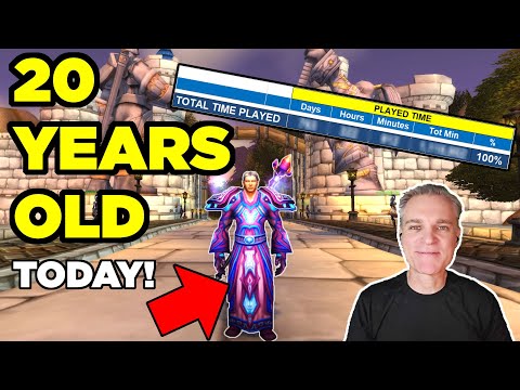 20 Years of WoW: Reflecting on My First Character & Total Time Played | World of Warcraft