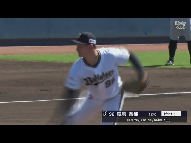 【ファーム】9月18日 オリックス・バファローズ 対 くふうハヤテベンチャーズ静岡 ハイライト