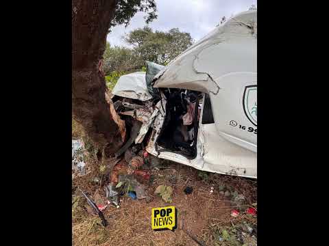 Motorista é retirado das ferragens após grave acidente em Madre de Deus de Minas
