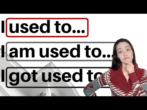 USED TO| BE USED TO| GET USED TO - English grammar