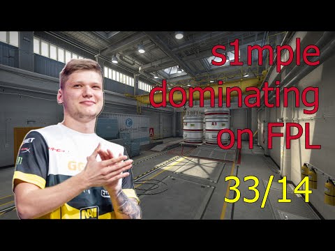 s1mple destroying FPL POV Demo (playing  nuke with Perfecto) (33/14)