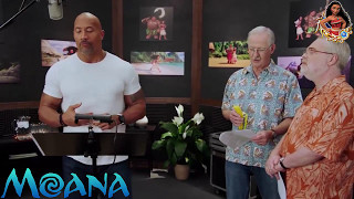 Moana - Behind the Scenes - Funny moment of Voice cast video