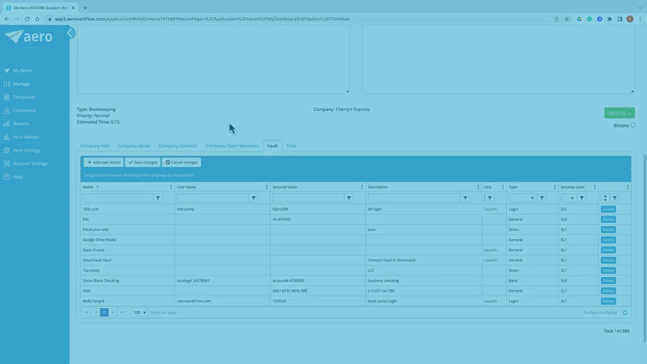 Organize Resources with Aero Workflow