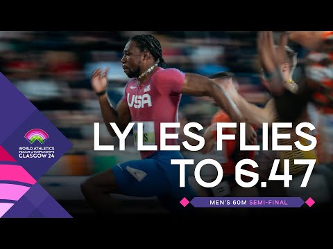 Men's 60m semi-final | World Athletics Indoor Championships Glasgow 24