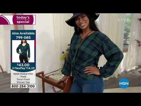 HSN | IMAN Global Chic Fashions 08.21.2022 - 12 AM
