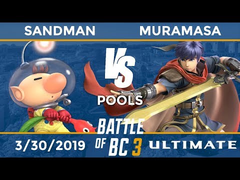 BoBC3: Pools - MSG|Sandman (Olimar, Ganondorf) vs Muramasa (Ike)