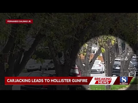 Suspect dead after San Jose carjacking chase to Hollister; SJ sergeant shot