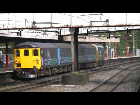 Northern Rail Loco Haulage. DRS 37401 tnt DBSO 9705. 2C47. Lancaster. 17/09/15