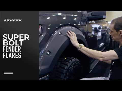 Air Design - Super Bolt Fender Flares Installation Video ✅