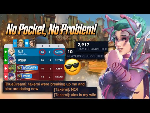 No Pocket, No Problem! 😎 - Mercy Gameplay & Commentary - Overwatch 2 (Season 20)
