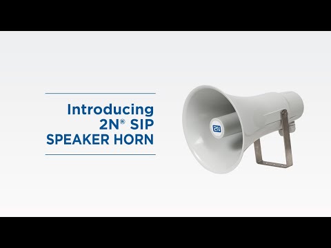 Introducing the 2N® SIP Speaker Horn