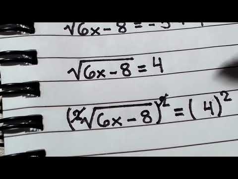 Looking for the missing general x-value that would satisfy the Radical Equation