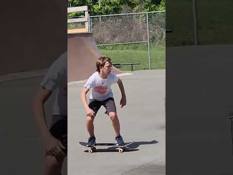 First time at a skate park!