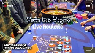 Live Roulette at CIRCA LAS VEGAS | New years eve night 2022 | Vibrant Atmosphere